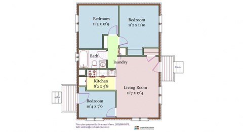 918 13th Street Unit A Floor Plan
